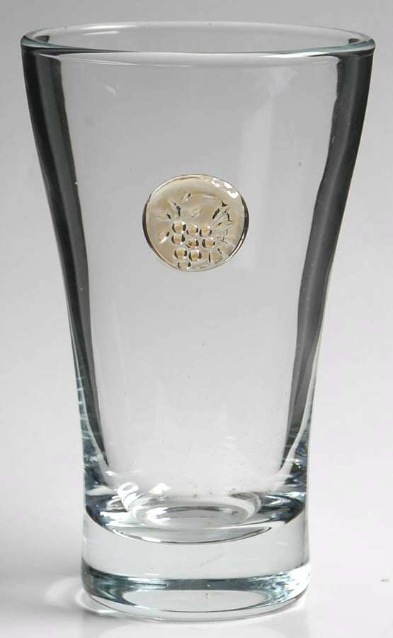 Grape Medallion Amber 14 Oz Flat Tumbler by Casafina-1
