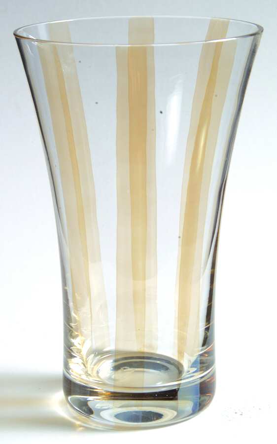 Stripes Amber 14 Oz Flat Tumbler by Casafina-1