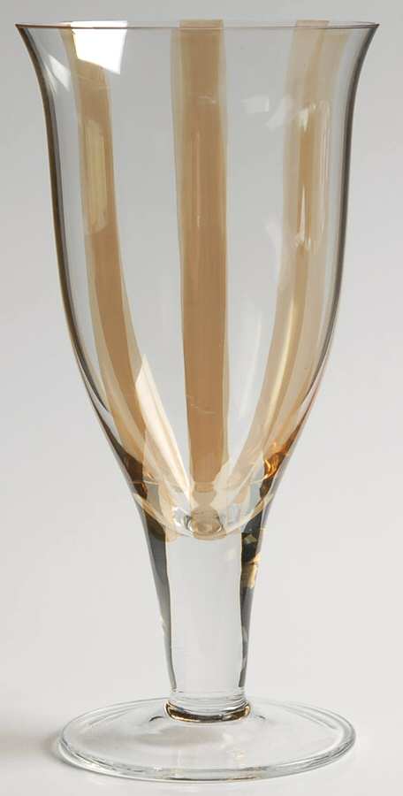 Stripes Amber Wine Glass by Casafina-1