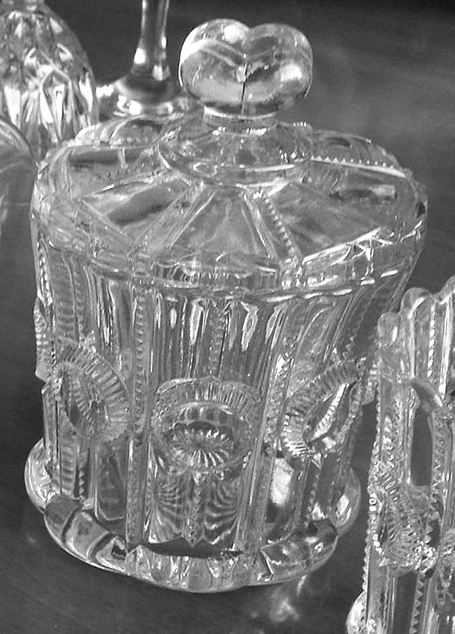Columbia Sugar Bowl & Lid by Co-Operative Flint-1
