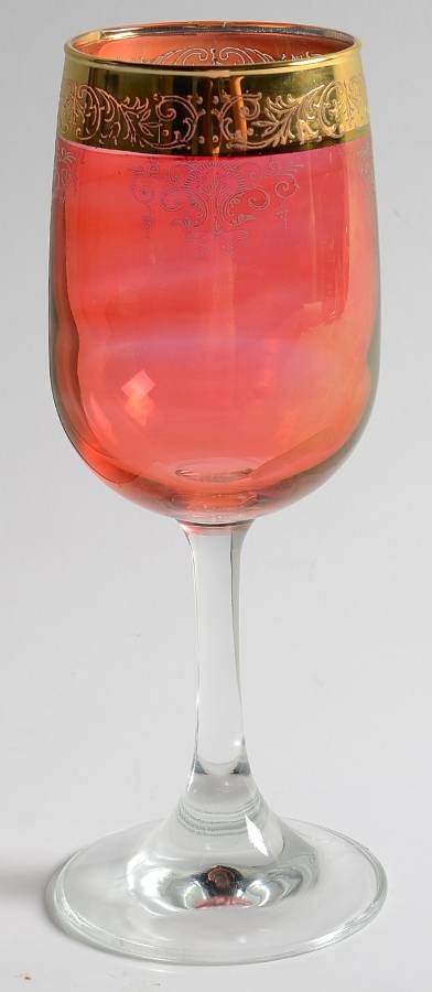 C9N1 Ruby Water Goblet by Cellini-1