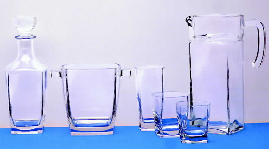 Sterling Decanter & Stopper by Cristal D'Arques - Durand-1
