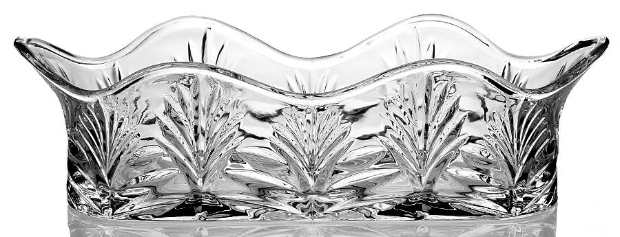 Portico 10" Oval Relish by Crystal Clear Industries-1