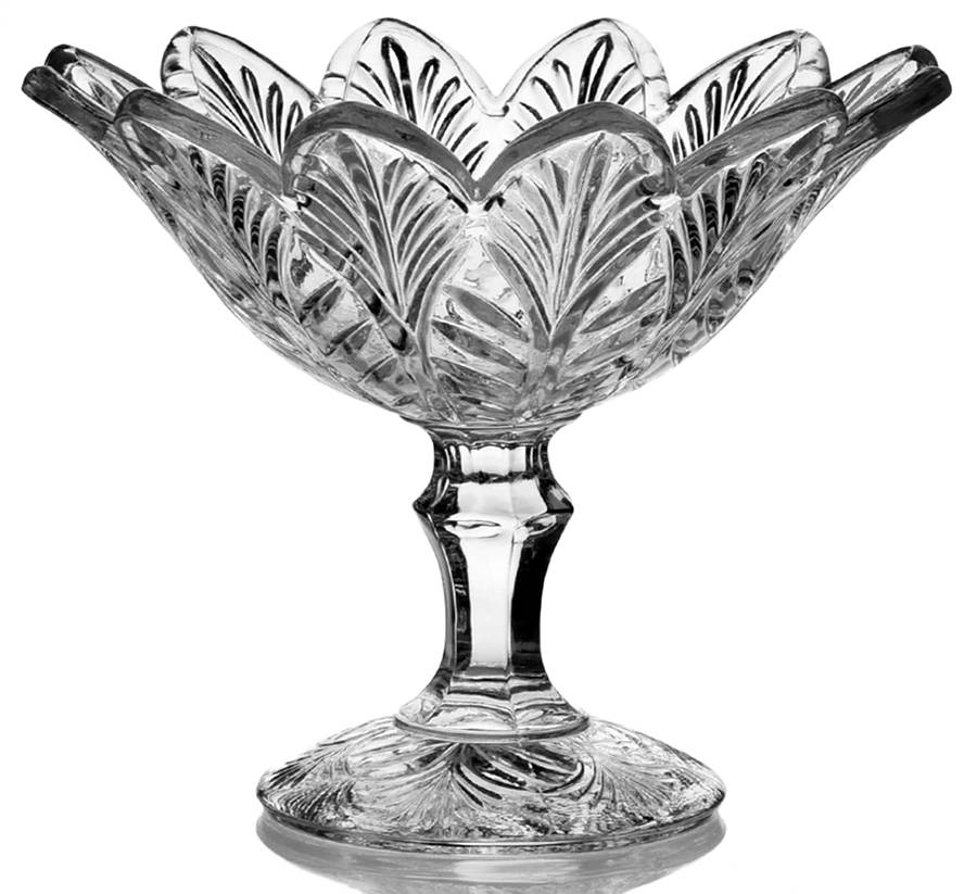 Portico 5" Height Open Compote by Crystal Clear Industries-1