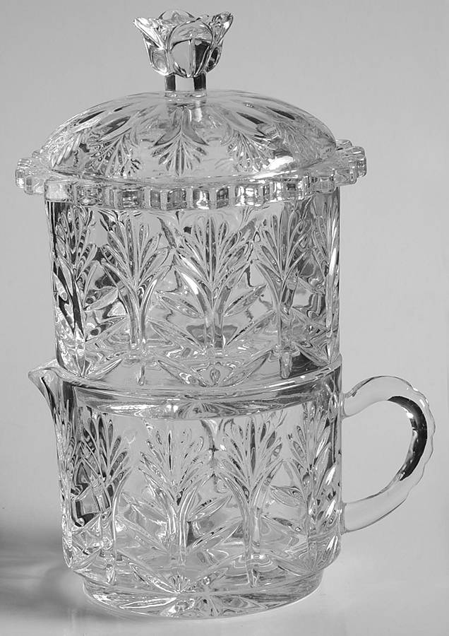 Portico Stackable Creamer and Sugar by Crystal Clear Industries-1
