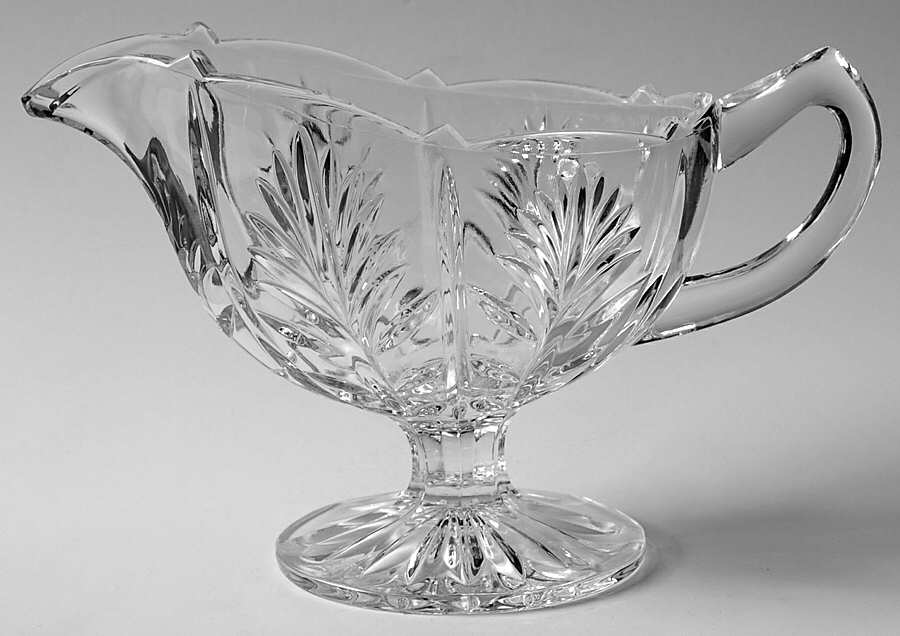 Portico Footed Gravy Boat by Crystal Clear Industries-1