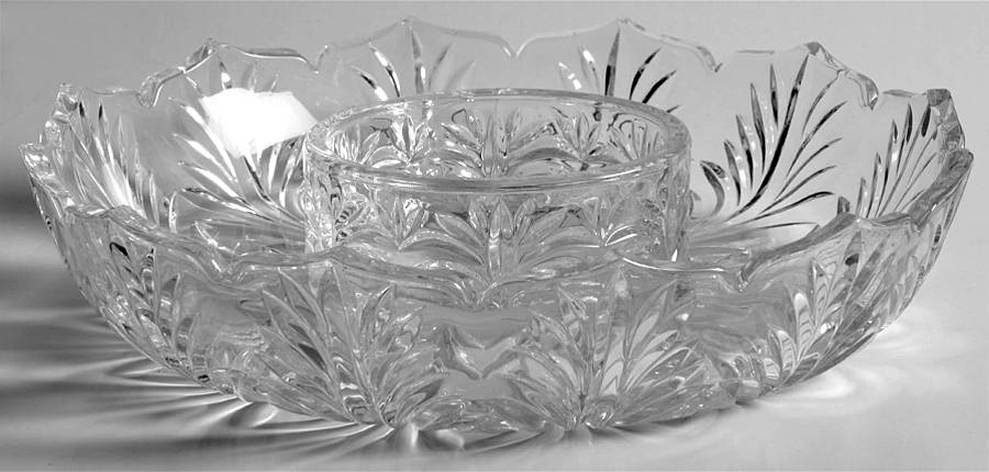 Portico (2 Piece) Cracker/Condiment Set by Crystal Clear Industries-1