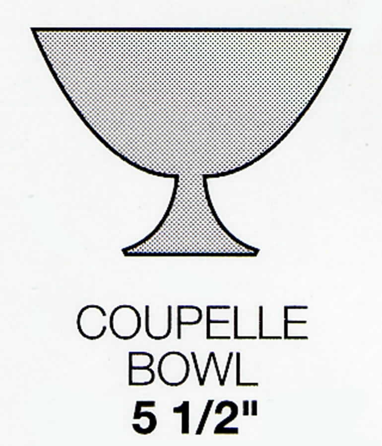 Taffetas 5" Footed Bowl by Cristal D'Arques - Durand-1