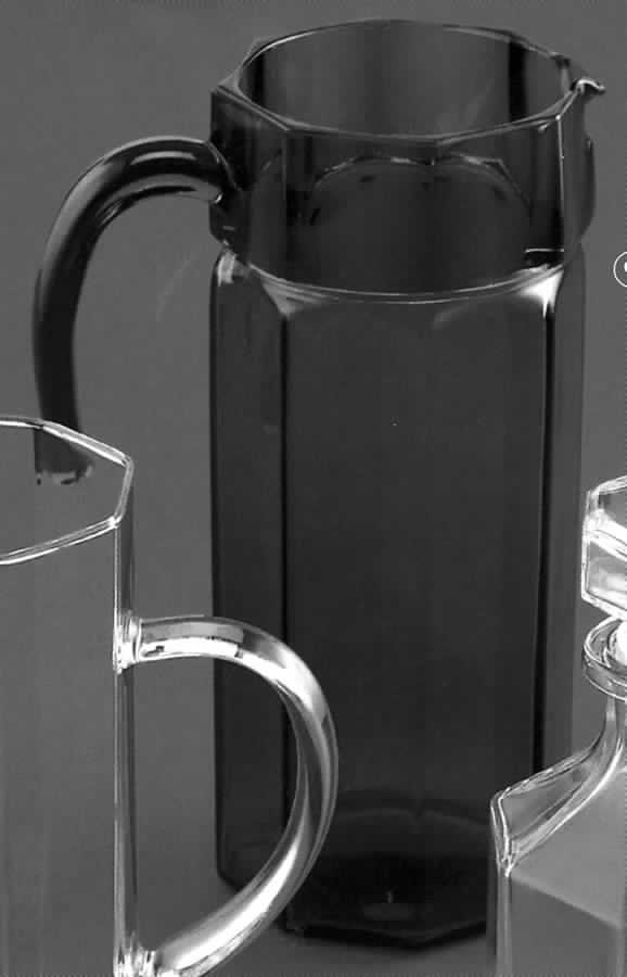 Octime Smoke Pitcher by Cristal D'Arques - Durand-1