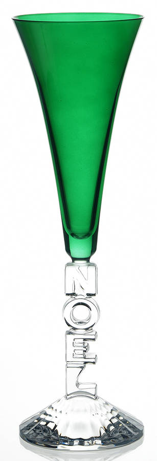 Noel (Red Or Green Bowl) Fluted Champagne by Cristal D'Arques - Durand-1