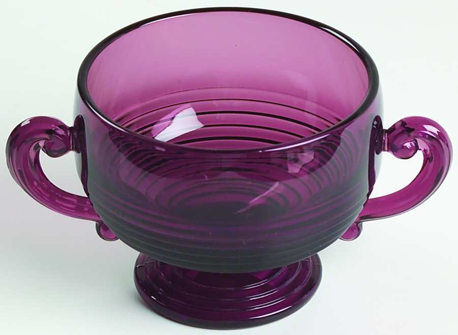 Tally Ho Amethyst (Stem 1402) Open Sugar by Cambridge-1