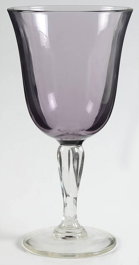 Casual Settings Amethyst Tall Water Goblet by Cristal D'Arques - Durand-1