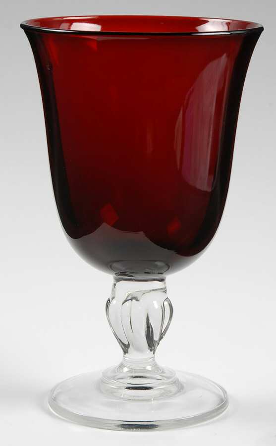 Casual Settings Ruby Water Goblet by Cristal D'Arques - Durand-1