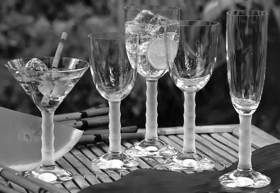 Abaca Water Goblet by Cristal D'Arques - Durand-1