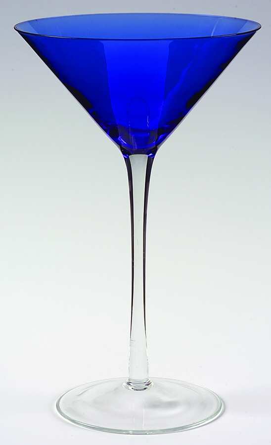 C1X1 Cobalt Blue Martini Glass by Certified International-1