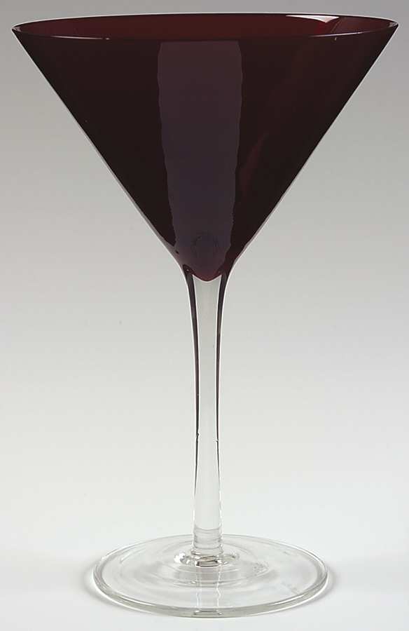 C1X1 Ruby Martini Glass by Certified International-1
