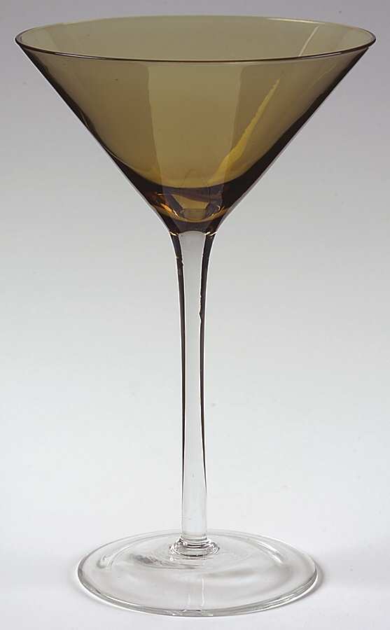 C1X1 Dark Amber Martini Glass by Certified International-1