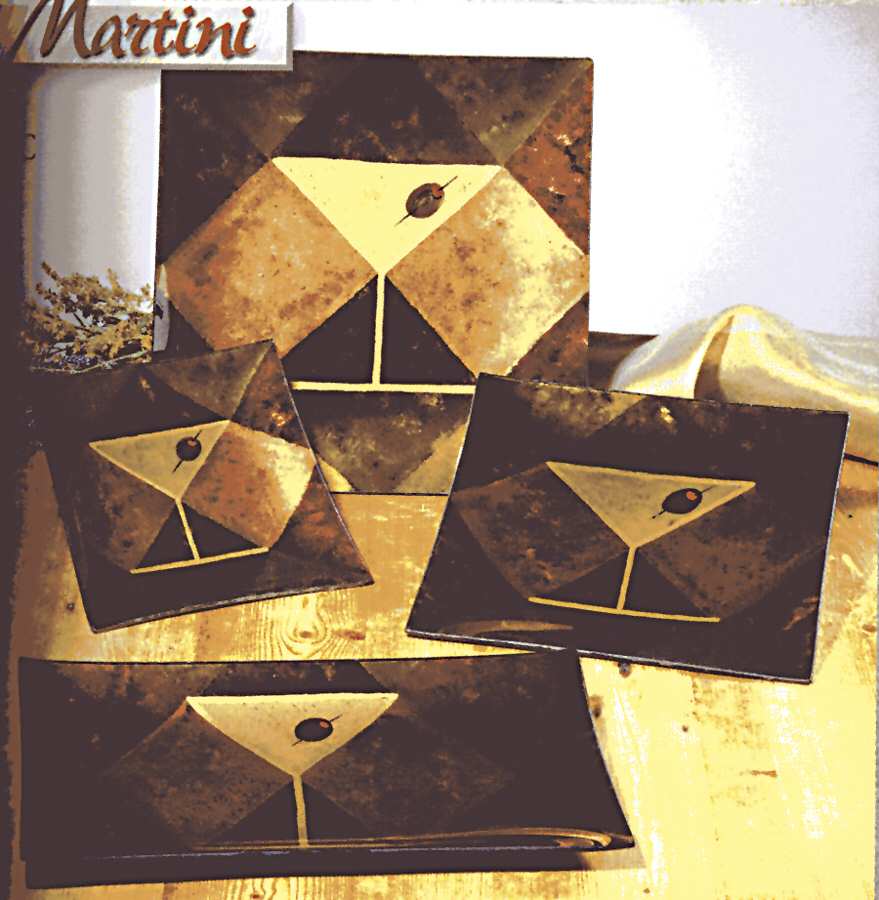 Martini 13" Square Plate by Certified International-1