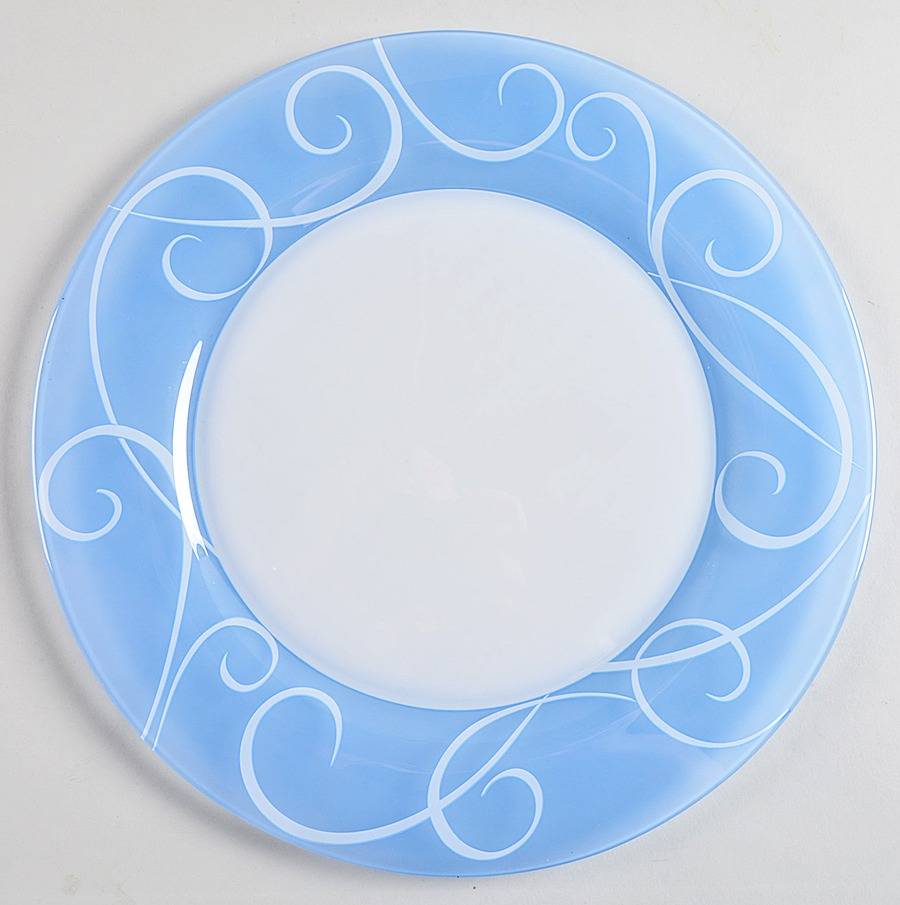 Plenitude Blue Service Plate by Cristal D'Arques - Durand-1