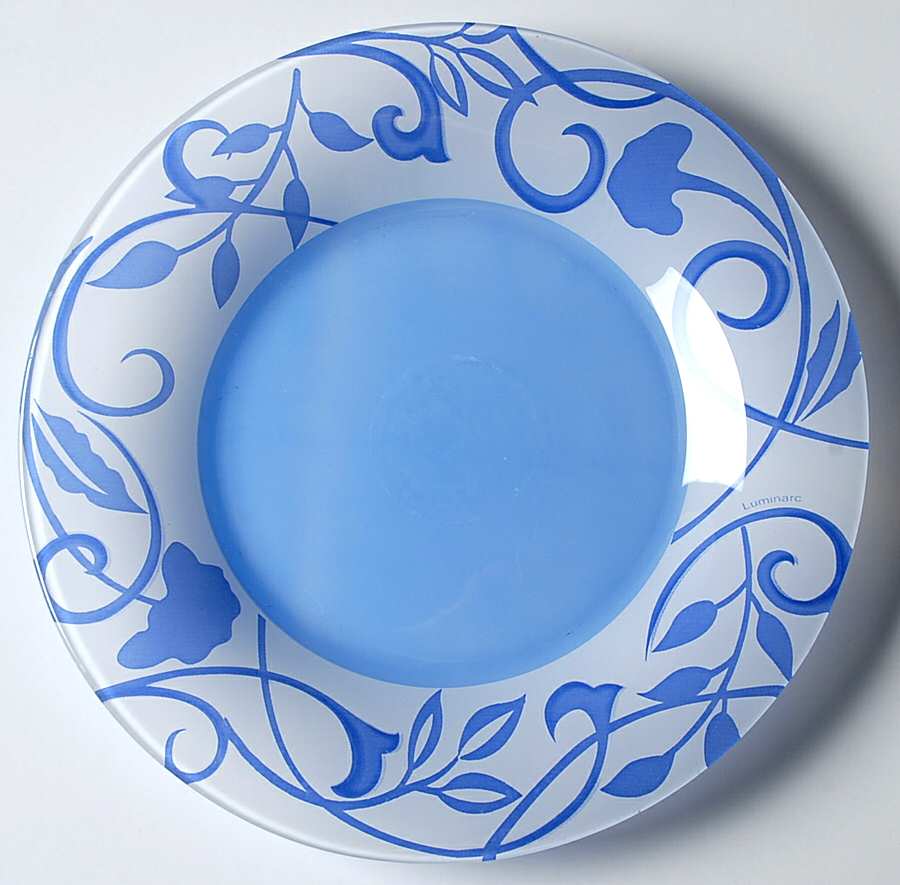 Plenitude Blue Salad Plate by Cristal D'Arques - Durand-1