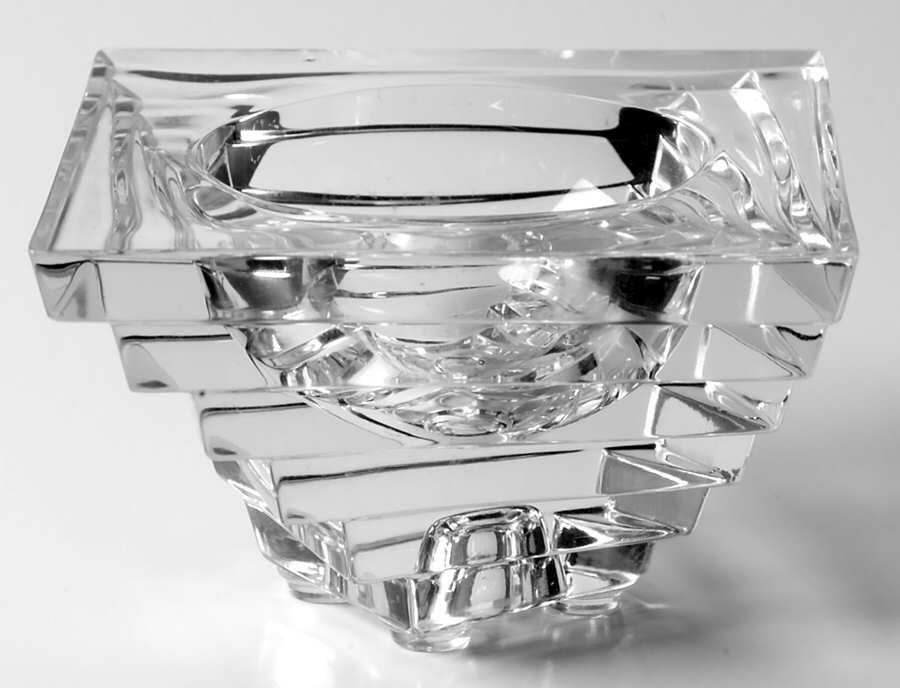 Shantung Single Light Candlestick by Cristal D'Arques - Durand-1
