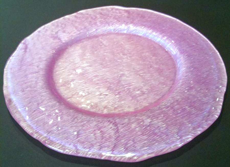 Maui Pink Service Plate by Crate & Barrel-1
