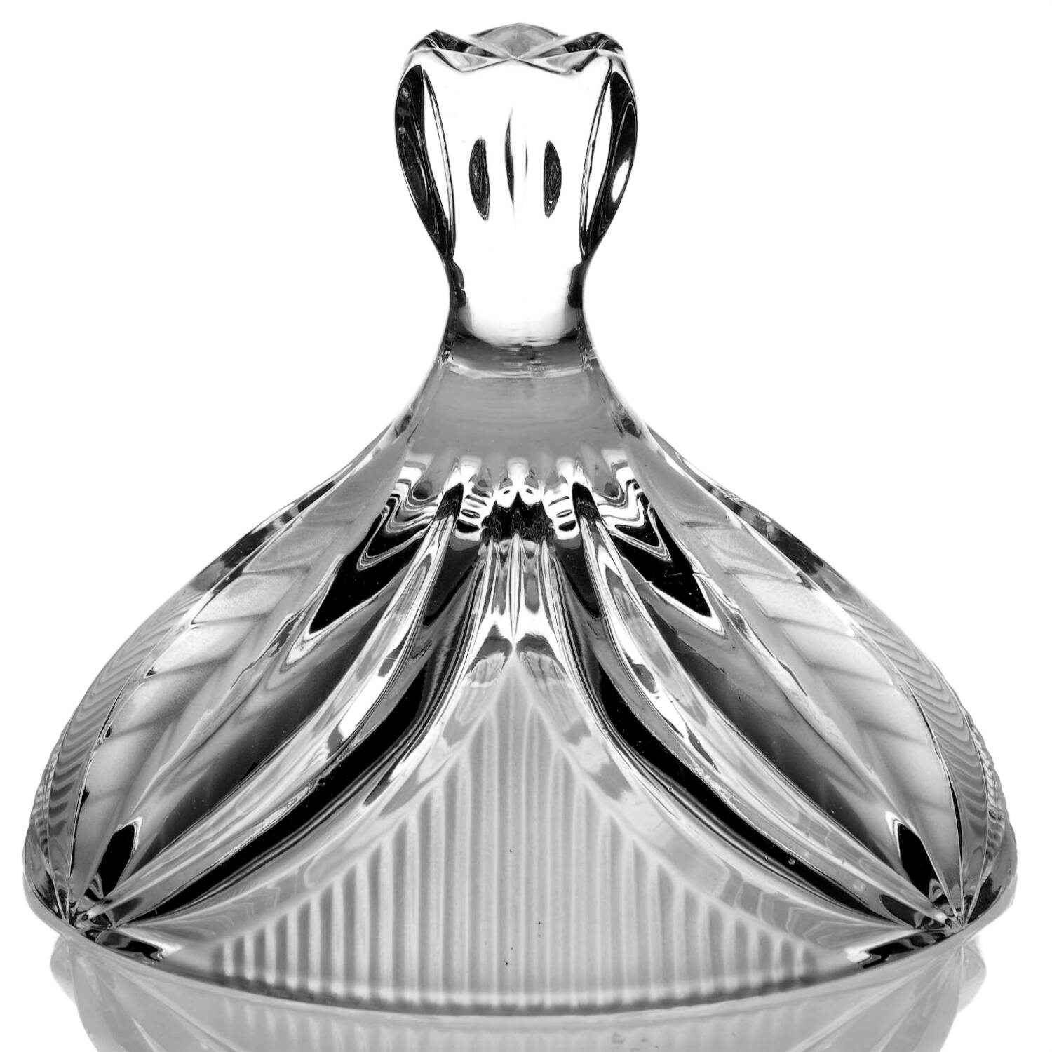 Novellette II Lid for Candy Dish by Crystal Clear Industries-1