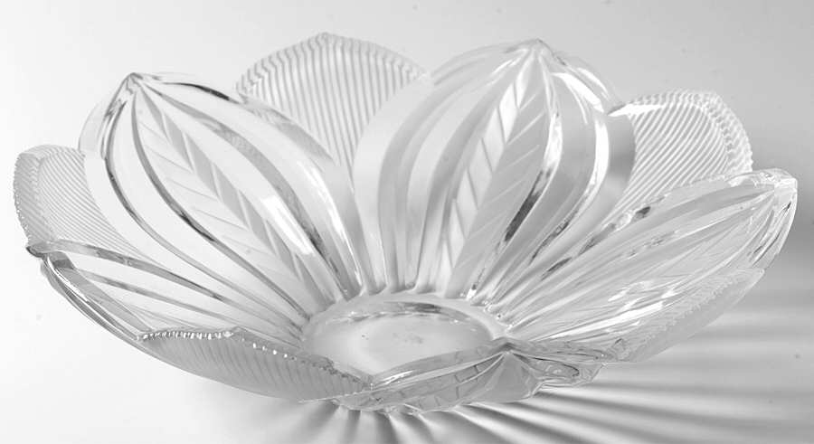Novellette II 13" Flared Bowl by Crystal Clear Industries-1