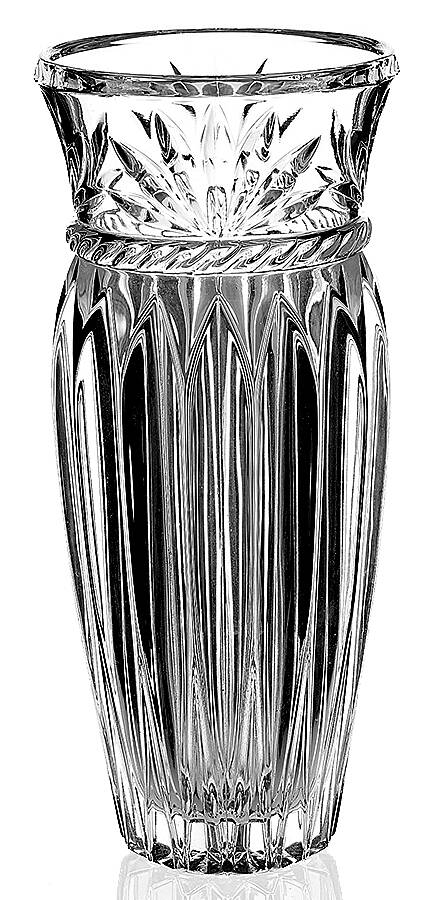 Carthage 11" Flower Vase by Cristal D'Arques - Durand-1
