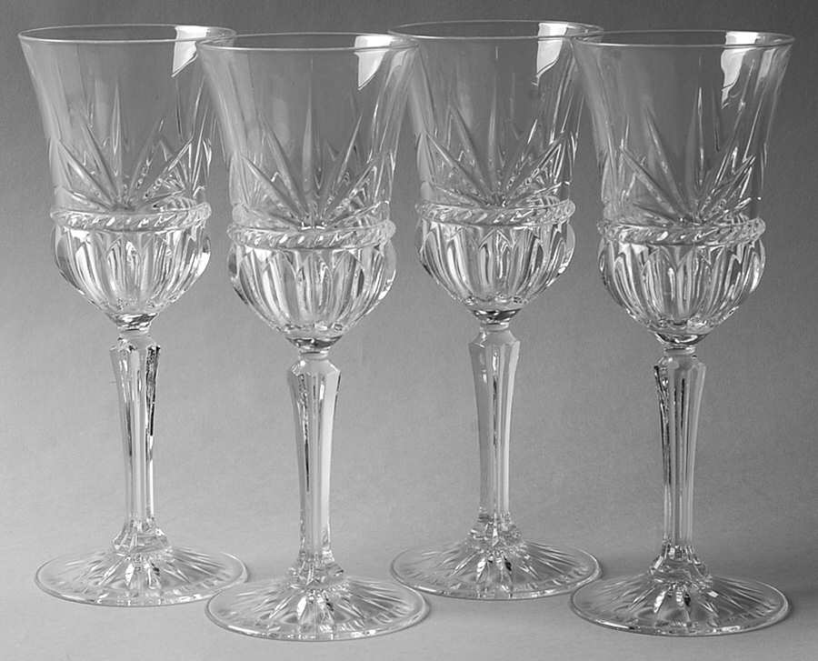 Carthage Water Goblet - Set of 4 by Cristal D'Arques - Durand-1