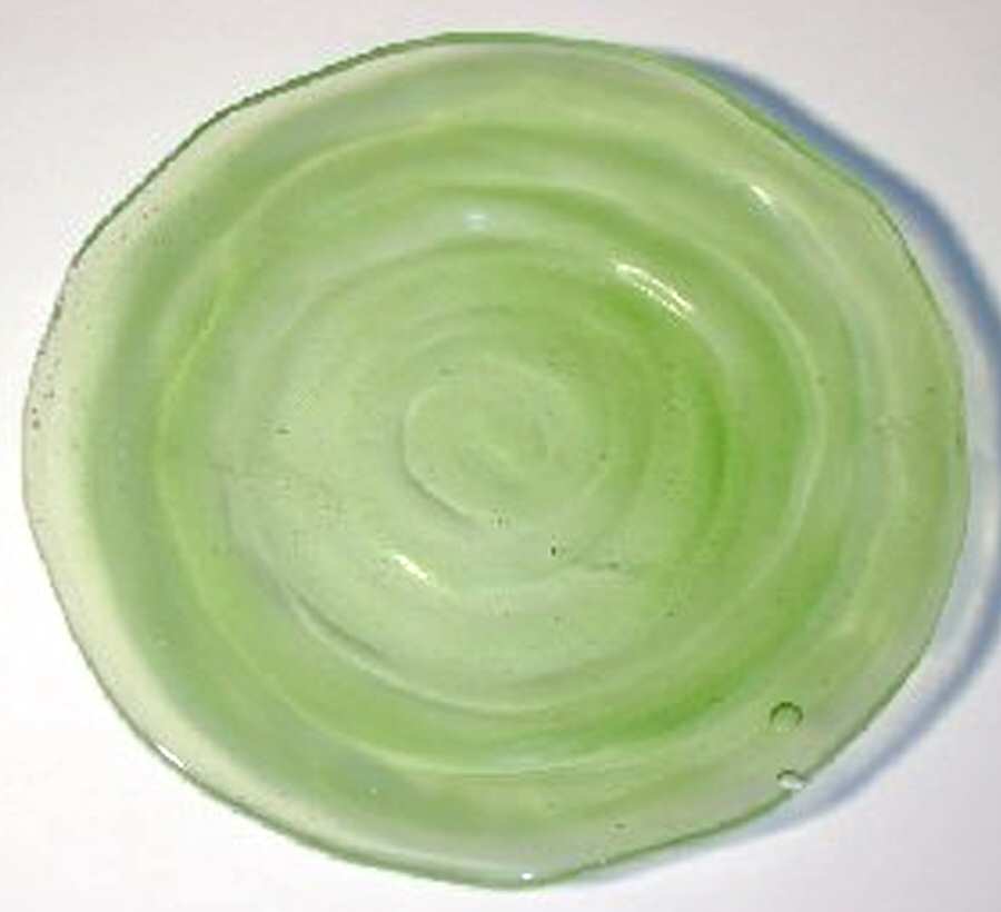 Catalonian Jade Green Bread & Butter Plate by Consolidated-1
