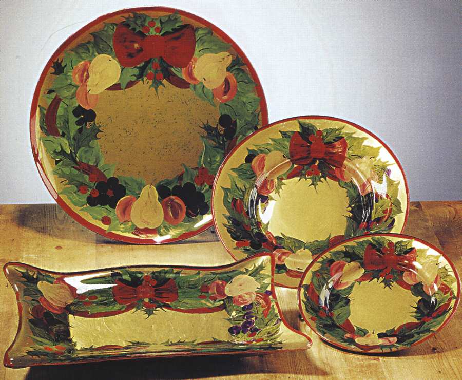 Wreath Dinner Plate by Certified International-1