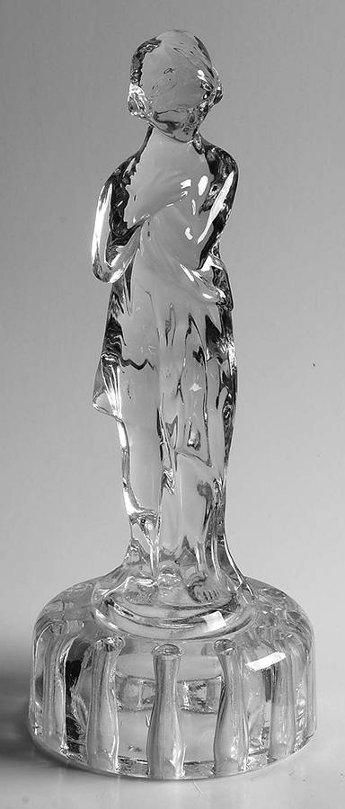 Animals & Figurines 12" Clear Draped Lady by Cambridge-1