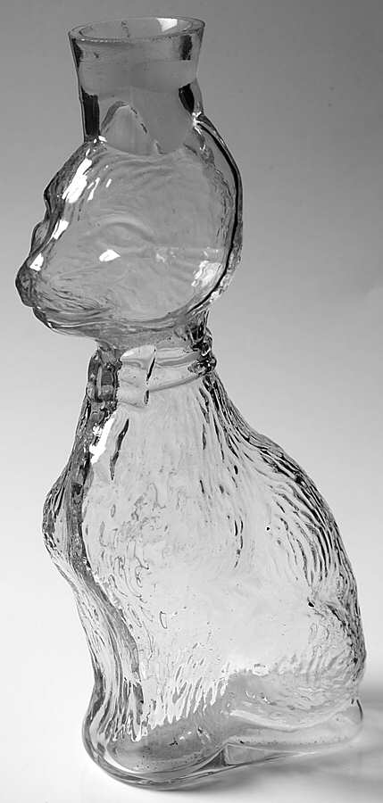 Animals & Figurines Large Cat Decanter Base by Cambridge-1