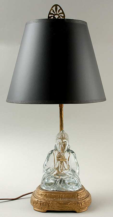 Animals & Figurines Clear Buddha Lamp by Cambridge-1