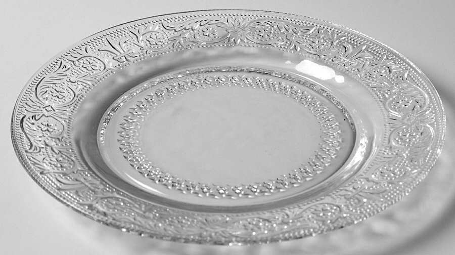 Trellis 7" Salad Plate by Crystal Clear Industries-1