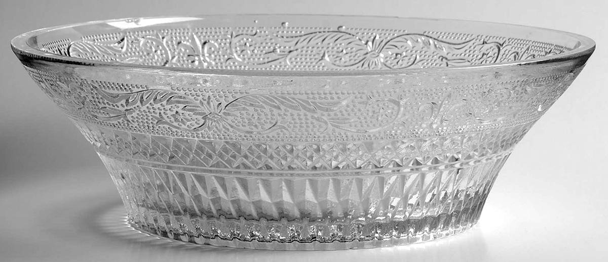 Trellis 8" Round Bowl by Crystal Clear Industries-1