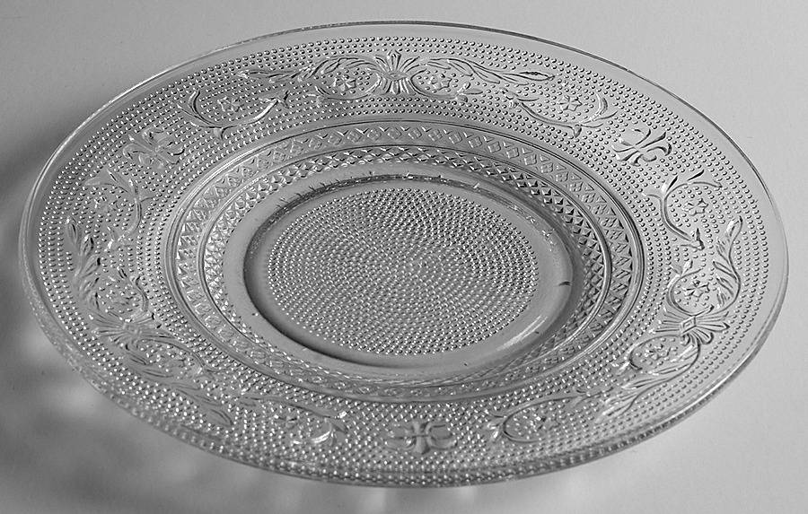 Trellis 7" Salad Plate by Crystal Clear Industries-1