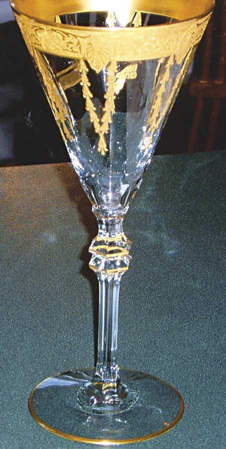 1455-1 Water Goblet by Central Glass Works-1