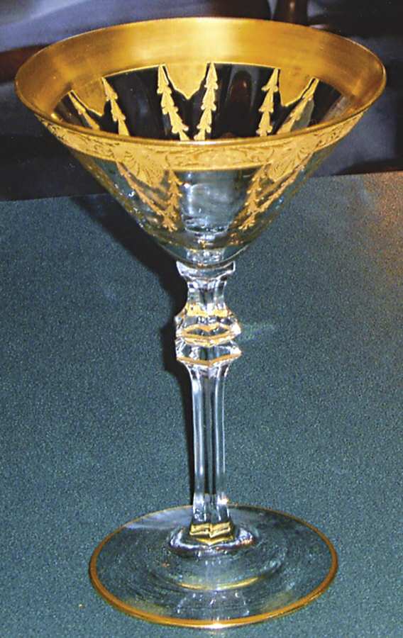 1455-1 Champagne/Tall Sherbet by Central Glass Works-1