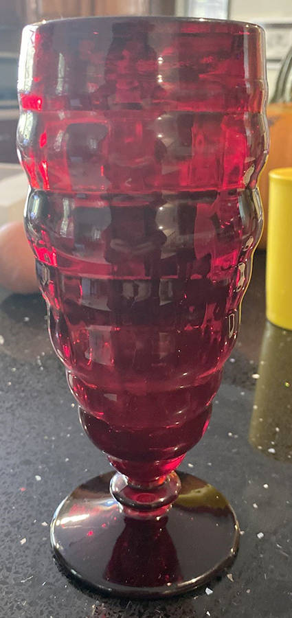 557 Ruby (Stem 557, No Dots) Iced Tea by Co-Operative Flint-1