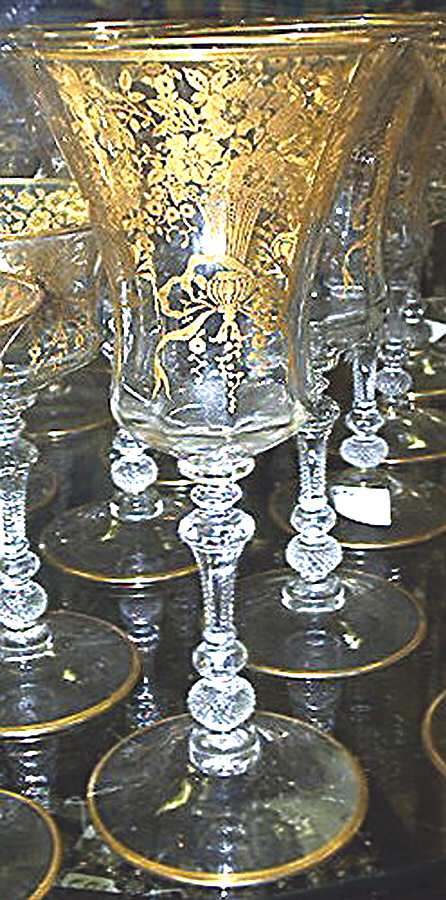 Decoration 1037 Clear Water Goblet by Cambridge-1