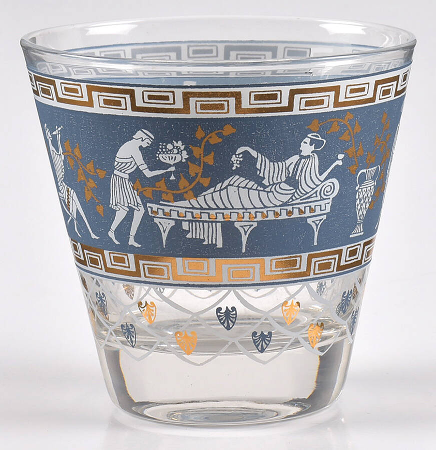 Etruscan Frieze Old Fashioned by Cera Glass-1