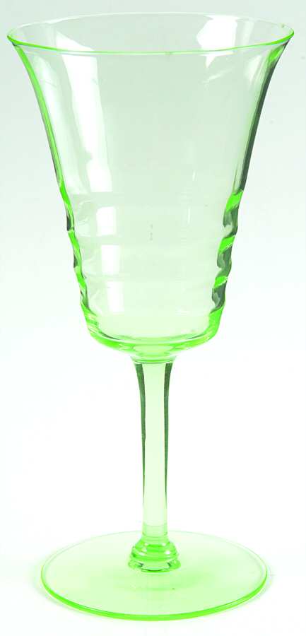 3077 Emerald Green (Light) Water Goblet by Cambridge-1