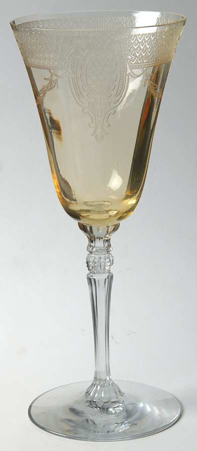 Grigg's Topaz Water Goblet by Central Glass Works-1