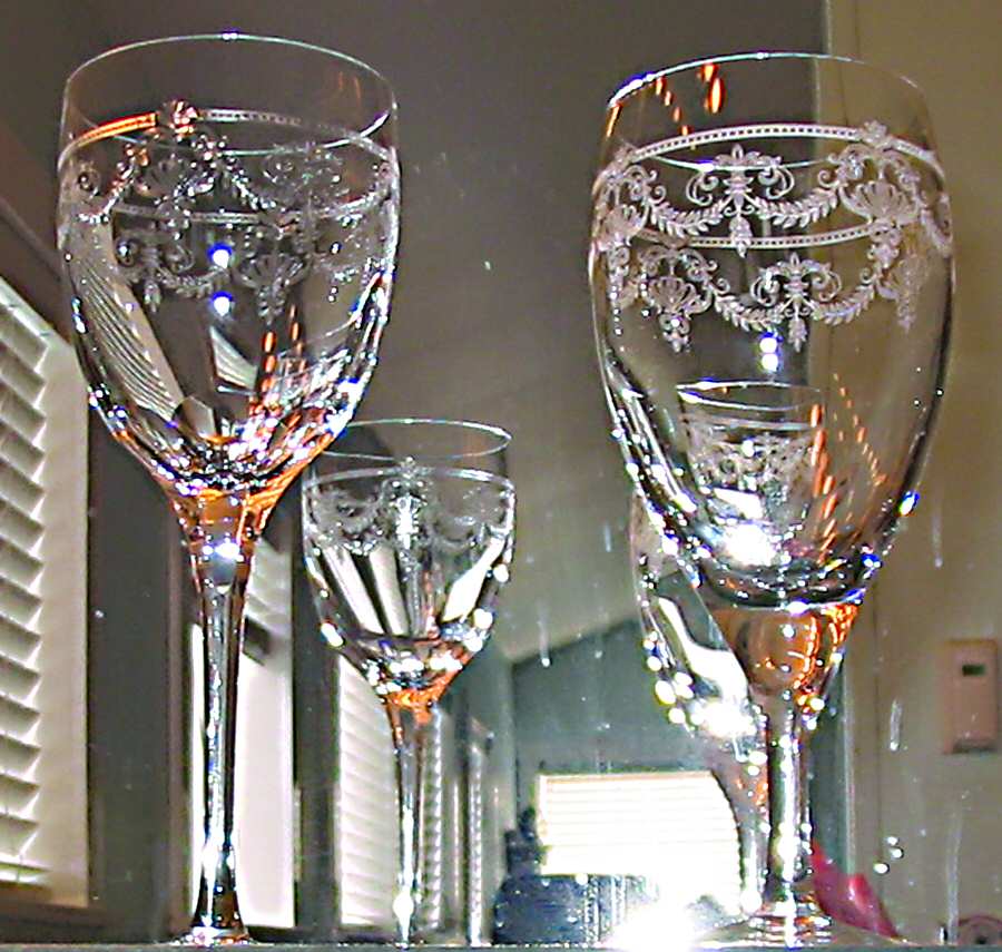 Chatel Water Goblet by Cristal D'Arques - Durand-1