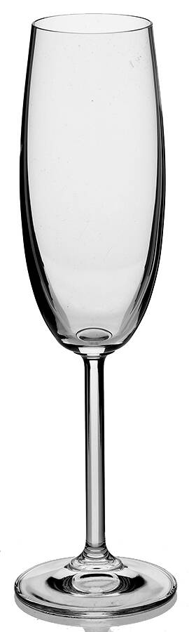 Natalie (Non Optic) Fluted Champagne by Crate & Barrel-1
