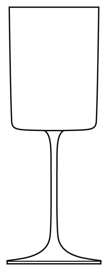 Edge 15 Oz Wine Glass by Crate & Barrel-1