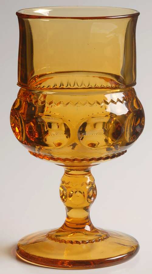 Color Crown Gold (Honey) Water Goblet by Colony-1