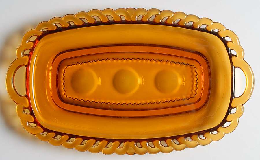 Color Crown Gold (Honey) Creamer/Sugar, Tray Only by Colony-1